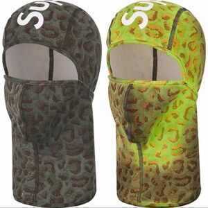 Supreme Heat Reactive Leopard Mask Balaclava Shiesty Ski Mask Rasta Hip Hop